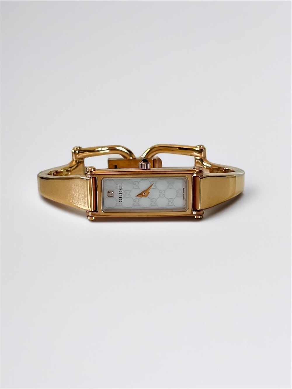 Vintage Gucci Gold Bangle Watch